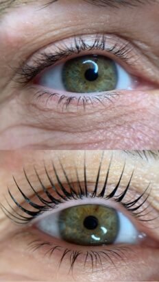 Antes y Después Lifting Pestañas