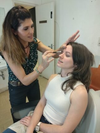 Trabajando en tv