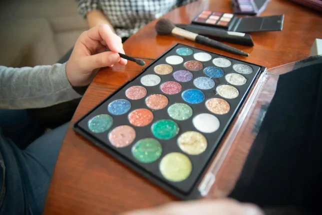 Paleta de sombras profesional